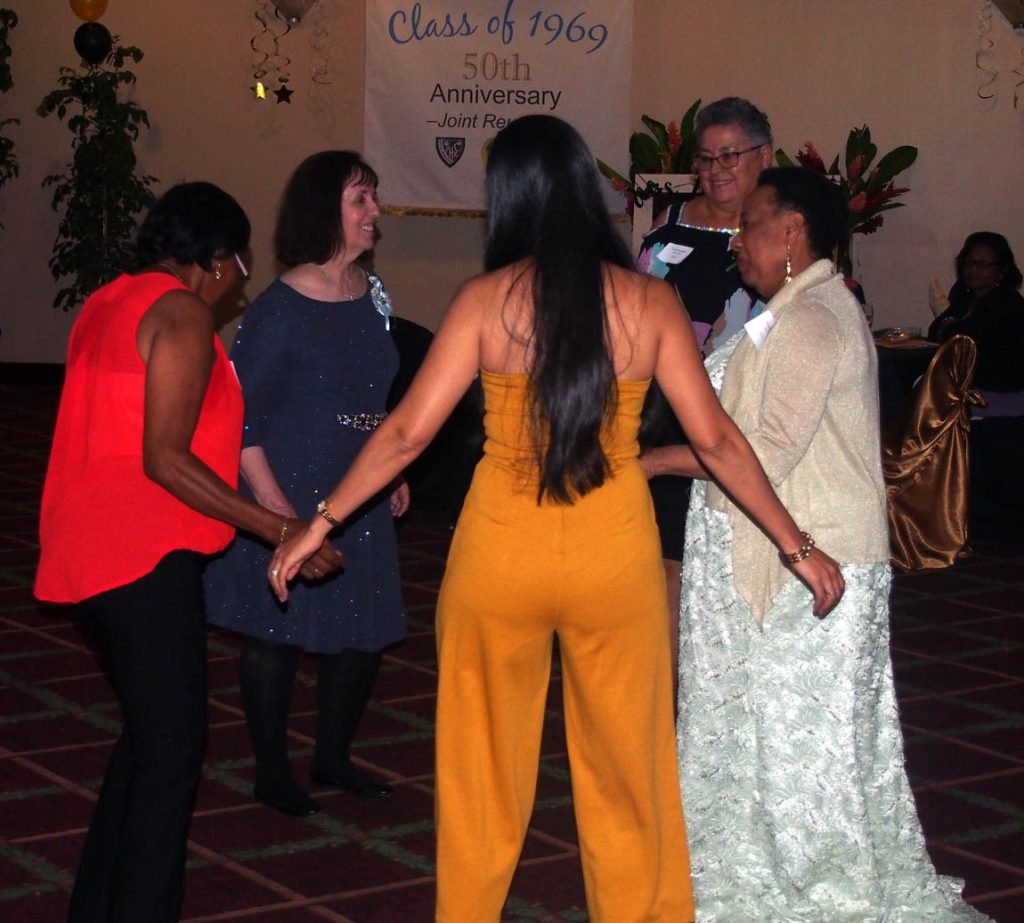 Dining and dancing class of 69 joint reunion